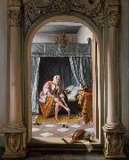 Jan Steen A Woman at her Toilet (mk25) oil painting picture wholesale
